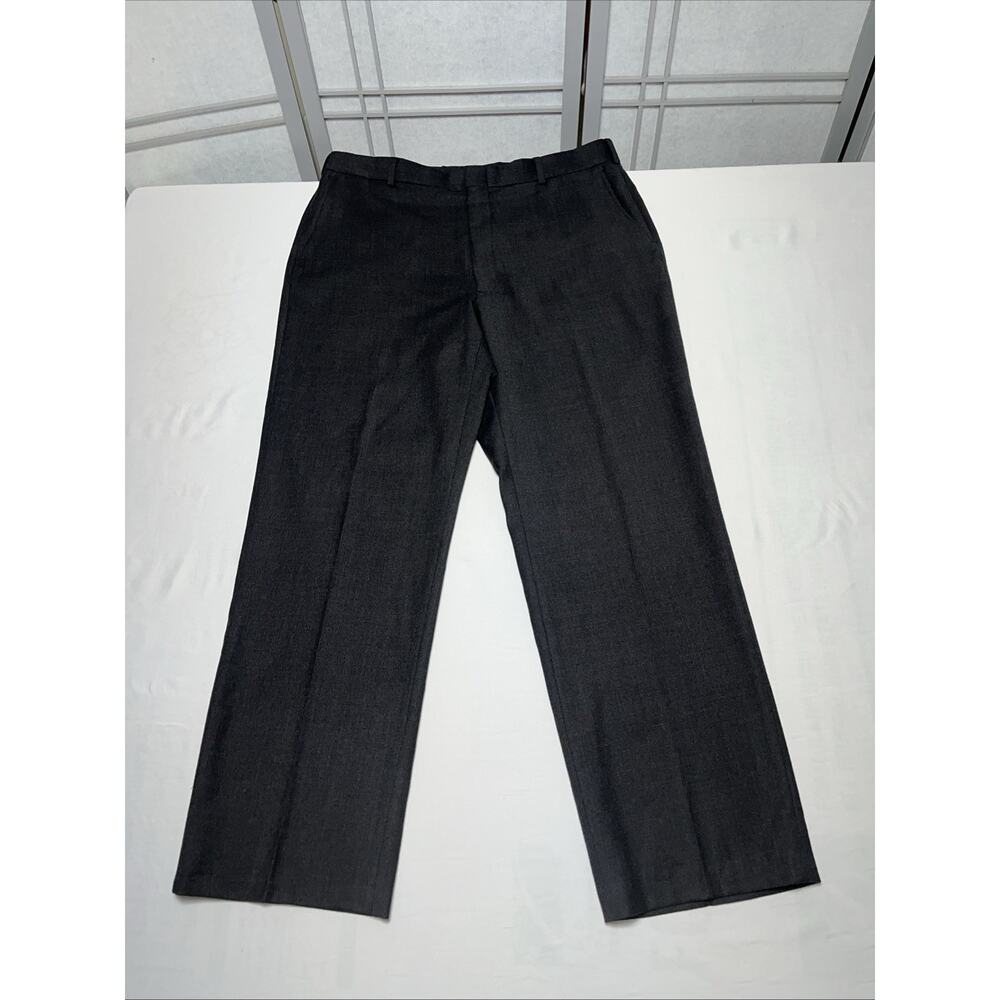 Men’s John Alexander A HARTMARX Brand Dark Gray 100% Wool Pants - Size 38/30